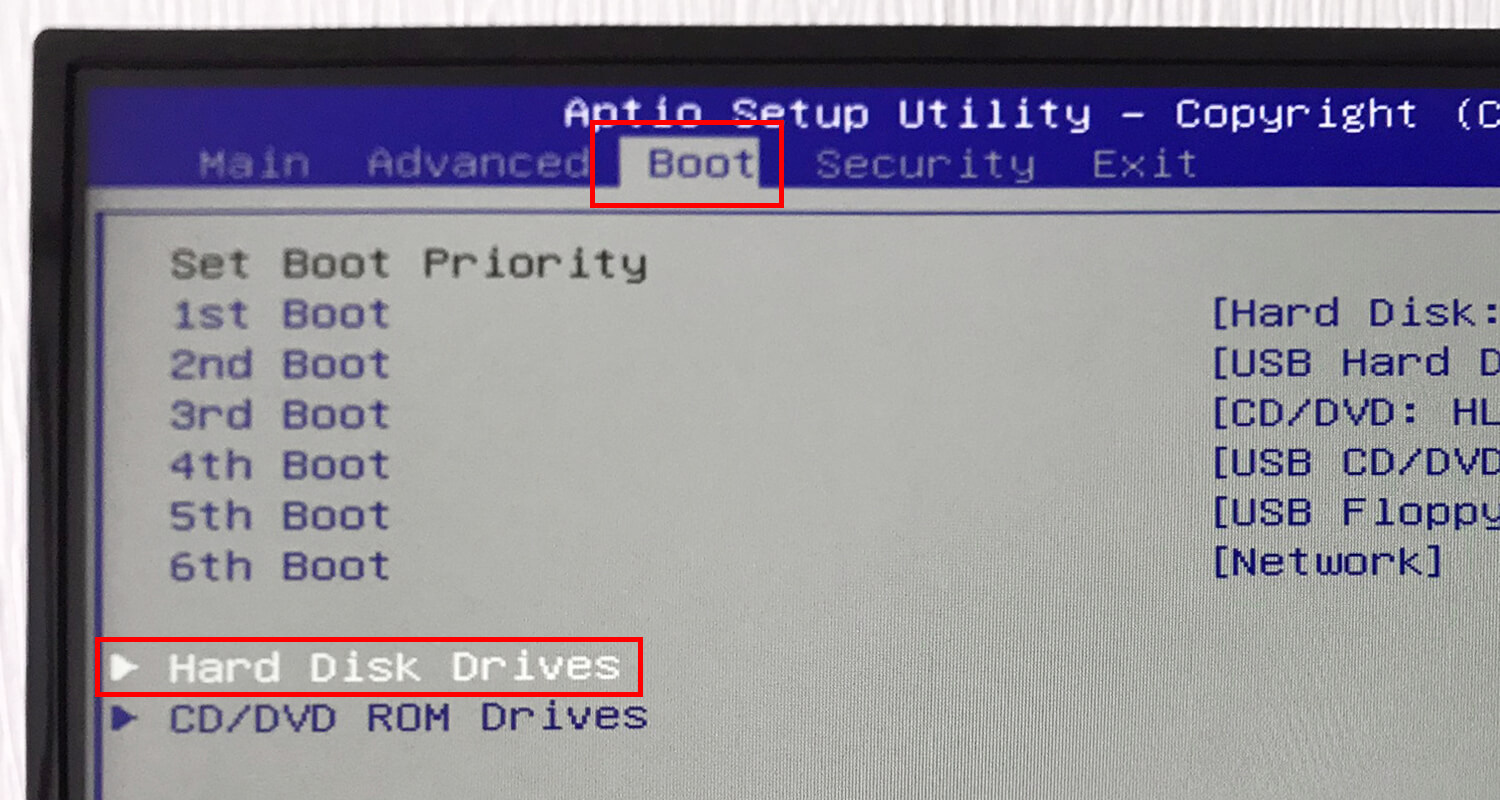 DELL Vostro 260s BIOS Boot画面