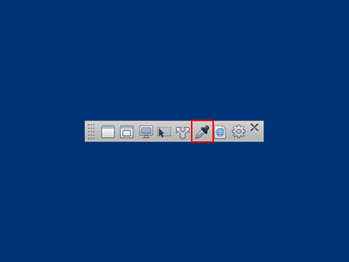 SnapCrab for Windows ツールバー カラーピッカーアイコン
