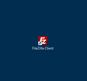 デスクトップ FileZilla Client アイコン