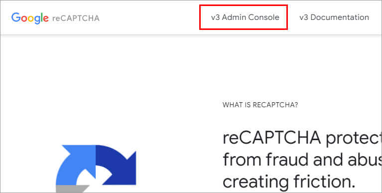 Google reCAPTCHA V3 公式サイト